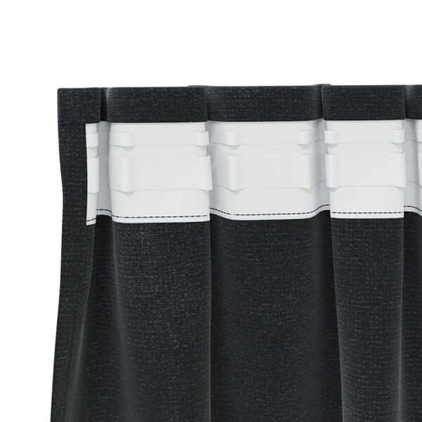 Blackout Curtains 2 pcs Black 140 x 245 cm Velvet