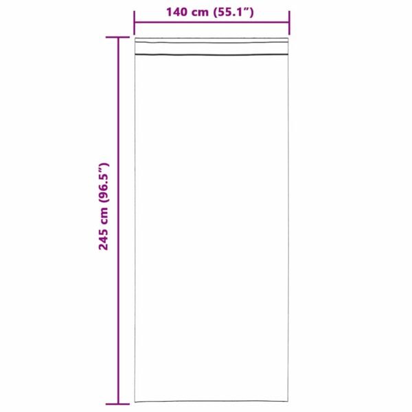 Blackout Curtains 2 pcs Black 140 x 245 cm Velvet