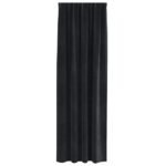 Blackout Curtains 2 pcs Black 140 x 260 cm Velvet