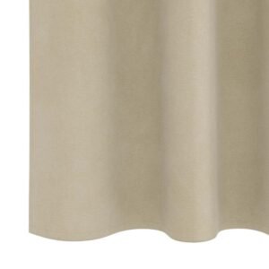 Blackout Curtains 2 pcs Cream 140 x 225 cm Velvet