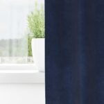 Blackout Curtains 2 pcs Dark Blue 140 x 260 cm Velvet