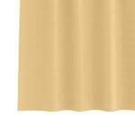 Blackout Curtains with Rings 2 pcs Beige 245 x 140 cm Polyester