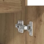 Desk with Drawer Artisan oak 140 x 49 x 76 cm Engineered wood