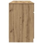 Desk with Drawer Artisan oak 140 x 49 x 76 cm Engineered wood