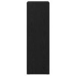 Bathroom Cabinet Black Oak 30 x 30 x 95 cm Engineered Wood