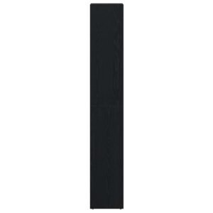Bathroom Cabinet Black Oak 30 x 30 x 183,5 cm Engineered Wood