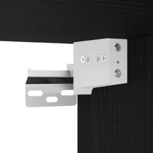 Bathroom Mirror Cabinet with Door Black Oak 62,5 x 20,5 x 64 cm