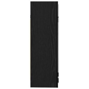 Bathroom Mirror Cabinet with Door Black Oak 62,5 x 20,5 x 64 cm
