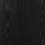 Desk with Shelf Black Oak 102,5 x 35 x 75 cm Engineered Wood