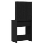 Dressing Table Black Oak 60 x 40 x 140 cm Engineered Wood