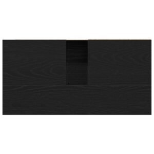 Bathroom Cabinet Black Oak 65 x 33 x 60 cm Engineered Wood