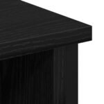 TV Cabinet Set Black Oak 100 x 35 x 45 cm Engineered Wood