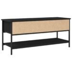 TV Cabinet Set Black Oak 100 x 35 x 45 cm Engineered Wood