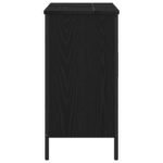 Bathroom Sink Cabinet Black Oak 60 x 30 x 60 cm Engineered Wood