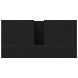 Bathroom Sink Cabinet Black Oak 60 x 30 x 60 cm Engineered Wood