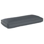 Cushion Anthracite 120 x 50 x 12 cm Oxford Fabric