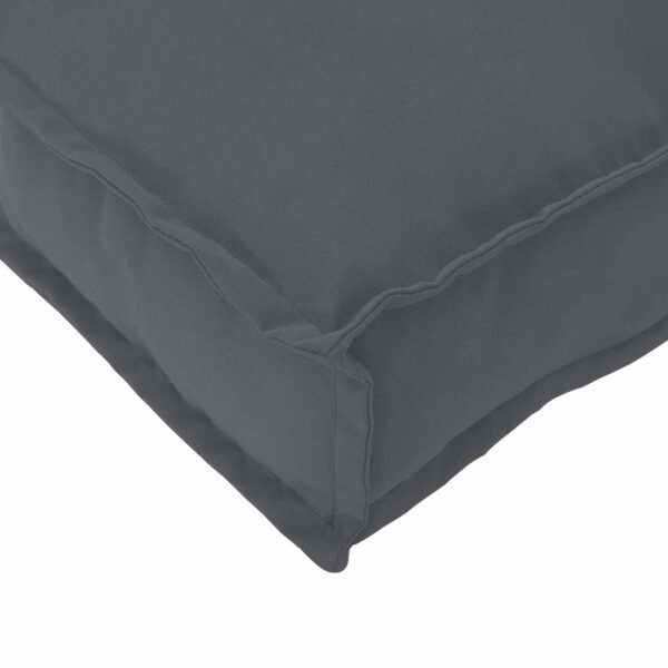 Cushion Anthracite 120 x 80 x 12 cm Oxford Fabric