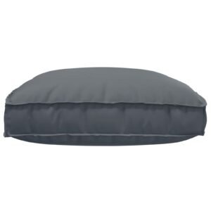 Cushion Anthracite 120 x 80 x 12 cm Oxford Fabric