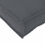 Cushion Anthracite 150 x 40 x 8 cm Oxford Fabric
