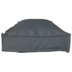 Pallet Cushion Set 2 pcs Anthracite 120 x 40 x 8 cm