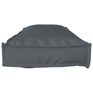Pallet Cushion Set 2 pcs Anthracite 120 x 40 x 8 cm