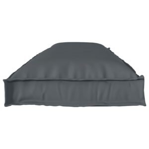 Pallet Cushion Set 2 pcs Anthracite 150 x 40 x 8 cm