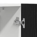 Hanging Cabinet Black Oak 50 x 31 x 60 cm Engineered Wood