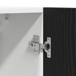 Hanging Cabinet Black Oak 50 x 31 x 60 cm Engineered Wood