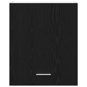 Hanging Cabinet Black Oak 50 x 31 x 60 cm Engineered Wood