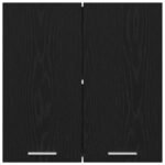 Hanging Cabinet Lyon Black Oak 60 x 31 x 60 cm Engineered Wood