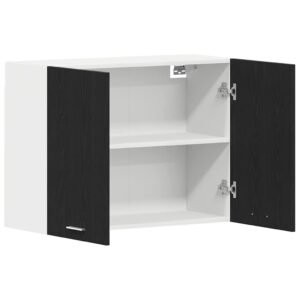 Hanging Cabinet Lyon Black Oak 80 x 31 x 60 cm Engineered Wood