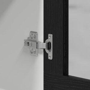 Hanging Cabinet Lyon Black Oak 80 x 31 x 60 cm Engineered Wood
