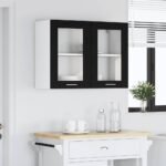 Hanging Cabinet Lyon Black Oak 80 x 31 x 60 cm Engineered Wood