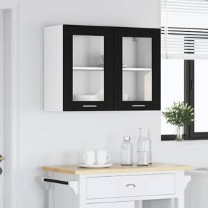 Hanging Cabinet Lyon Black Oak 80 x 31 x 60 cm Engineered Wood