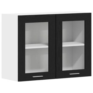 Hanging Cabinet Lyon Black Oak 80 x 31 x 60 cm Engineered Wood