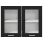 Hanging Cabinet Lyon Black Oak 80 x 31 x 60 cm Engineered Wood