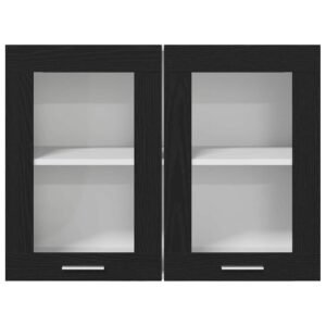 Hanging Cabinet Lyon Black Oak 80 x 31 x 60 cm Engineered Wood
