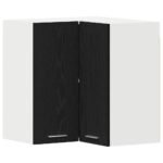 Hanging Cabinet Lyon Black Oak 57 x 57 x 60 cm Engineered Wood