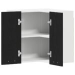 Hanging Cabinet Lyon Black Oak 57 x 57 x 60 cm Engineered Wood