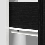 Hanging Cabinet Black Oak 30 x 46 x 81,5 cm Engineered Wood