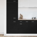 Hanging Cabinet Black Oak 30 x 46 x 81,5 cm Engineered Wood