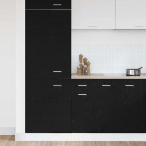Hanging Cabinet Black Oak 30 x 46 x 81,5 cm Engineered Wood