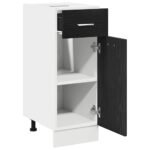 Hanging Cabinet Black Oak 30 x 46 x 81,5 cm Engineered Wood