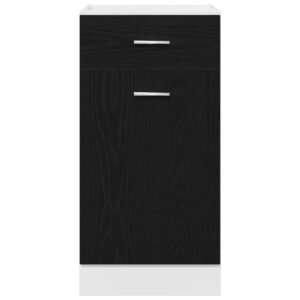 Hanging Cabinet Black Oak 40 x 46 x 81,5 cm Engineered Wood