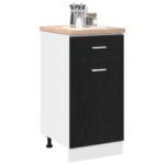 Hanging Cabinet Black Oak 40 x 46 x 81,5 cm Engineered Wood