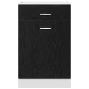 Hanging Cabinet Black Oak 50 x 46 x 81,5 cm Engineered Wood