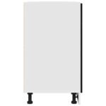 Hanging Cabinet Black Oak 50 x 46 x 81,5 cm Engineered Wood