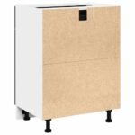 Hanging Cabinet Black Oak 60 x 46 x 81,5 cm Engineered Wood