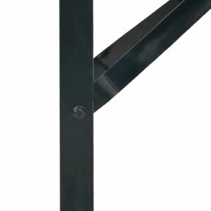 Beer Bench Legs Black Powder-Coated Steel