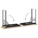 Beer Bench Legs Black Powder-Coated Steel